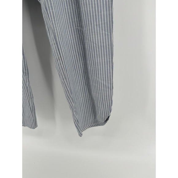 Marine Layer Women Pants L Striped Tencel Pull On Pockets Stretch Momcore Lounge - Picture 2 of 10